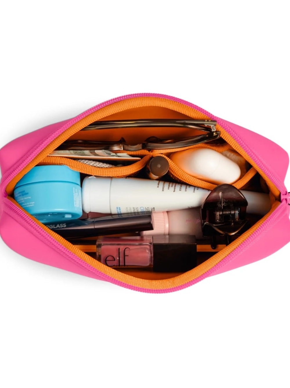 Kusshi Hot Pink Cosmetic Pouch - Picture 2 of 10